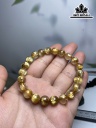 Vòng Tay Đá Thạch Anh Tóc Vàng Đường Kính Hạt 8,8 (mm)