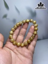 Vòng Tay Đá Thạch Anh Tóc Vàng Đường Kính Hạt 9,5 (mm)