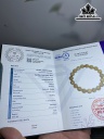 Vòng Tay Đá Thạch Anh Tóc Vàng Đường Kính Hạt 11 (mm)