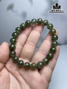 Vòng Tay Đá Thạch Anh Tóc Xanh Đường Kính Hạt 8 (mm)
