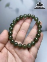 Vòng Tay Đá Thạch Anh Tóc Xanh Đường Kính Hạt 8 (mm)