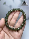 Vòng Tay Đá Thạch Anh Tóc Xanh Đường Kính Hạt 8 (mm)