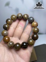 Vòng Tay Gỗ Hóa Thạch Đường Kính Hạt 14 (mm)