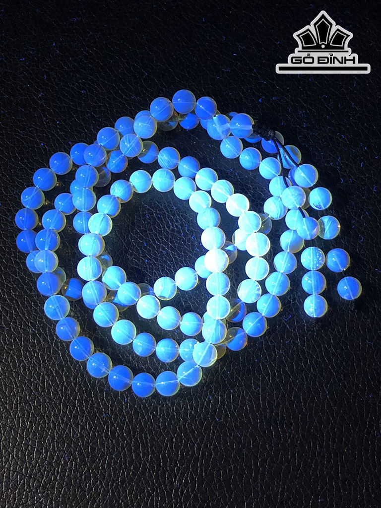 Chuỗi Đá Hổ Phách Đường Kính Hạt 7,2 (mm) 24gr