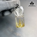 Mặt Dây Chuyền Đá Thạch Anh Cao 65,6 Ngang 27,7 Sâu 11,7 (mm) 47,4gr