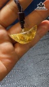Mặt Dây Chuyền Đá Thạch Anh Tóc Vàng Cao 17 Ngang 32,8 Sâu 16,3 (mm) 11gr