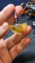 Mặt Dây Chuyền Đá Thạch Anh Tóc Vàng Cao 17 Ngang 32,8 Sâu 16,3 (mm) 11gr