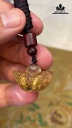 Mặt Dây Chuyền Đá Thạch Anh Tóc Vàng Cao 26,6 Ngang 17 Sâu 11,3 (mm) 6,4gr