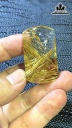 Mặt Dây Chuyền Đá Thạch Anh Tóc Vàng Cao 42,9 Ngang 25 Sâu 12,6 (mm) 23,5gr