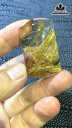 Mặt Dây Chuyền Đá Thạch Anh Tóc Vàng Cao 42,9 Ngang 25 Sâu 12,6 (mm) 23,5gr