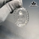 Mặt Dây Chuyền Đá Thạch Anh Trắng Cao 53,8 Ngang 38,5 Sâu 12,7 (mm) 45,7gr