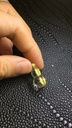 Mặt Dây Chuyền Hồ Lô Đá Thạch Anh Tóc Vàng Cao 20,8 Ngang 11,2 Sâu 10,2 (mm) 2,7gr