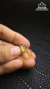 Mặt Dây Chuyền Hồ Lô Đá Thạch Anh Tóc Vàng Cao 20,8 Ngang 11,2 Sâu 10,2 (mm) 2,7gr