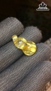 Mặt Dây Chuyền Hồ Lô Đá Thạch Anh Tóc Vàng Cao 23,4 Ngang 12,4 Sâu 11,4 (mm) 3,6gr