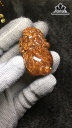 Mặt Dây Chuyền Long Quy Đá Thạch Anh Tóc Đỏ Cao 44,4 Ngang 25,2 Sâu 19,8 (mm) 36,2gr