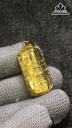 Mặt Dây Chuyền Quan Âm Đá Thạch Anh Tóc Vàng Cao 29,7 Ngang 15,7 Sâu 8,4 (mm) 8,7gr