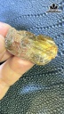 Mặt Dây Chuyền Tỳ Hưu Đá Thạch Anh Tóc Vàng Cao 36 Ngang 20 Sâu 13,8 (mm) 18gr