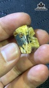 Mặt Trơn Hoa Thị Đá Thạch Anh Tóc Vàng Cao 22,6 Ngang 16 Sâu 5,4 (mm) 4,8gr
