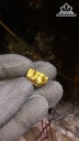 Tỳ Hưu Đá Thạch Anh Tóc Vàng Cao 15,8 Ngang 10,8 Sâu 8,3 (mm) 2,7gr