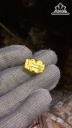 Tỳ Hưu Đá Thạch Anh Tóc Vàng Cao 15,8 Ngang 10,8 Sâu 8,3 (mm) 2,7gr
