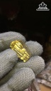 Tỳ Hưu Đá Thạch Anh Tóc Vàng Cao 22 Ngang 12,6 Sâu 11 (mm) 5,4gr