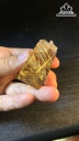 Tỳ Hưu Đá Thạch Anh Tóc Vàng Cao 66,5 Ngang 21,4 Sâu 15,6 (mm) 50,8gr