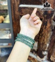 Chuỗi Đá Cẩm Thạch (Jadeite) Đường Kính Hạt 5,5 (mm)
