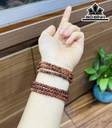 Chuỗi Đá Thạch Anh Tóc Nâu Đường Kính Hạt 4,7-5,7 (mm)
