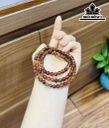 Chuỗi Đá Thạch Anh Tóc Nâu Đường Kính Hạt 4,7-5,7 (mm)