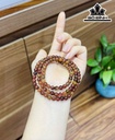 Chuỗi Đá Thạch Anh Tóc Nâu Đường Kính Hạt 4,7-5,7 (mm)