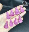 Mặt Dây Chuyền Quan Âm Đá Ruby Cao 2,8 (cm)