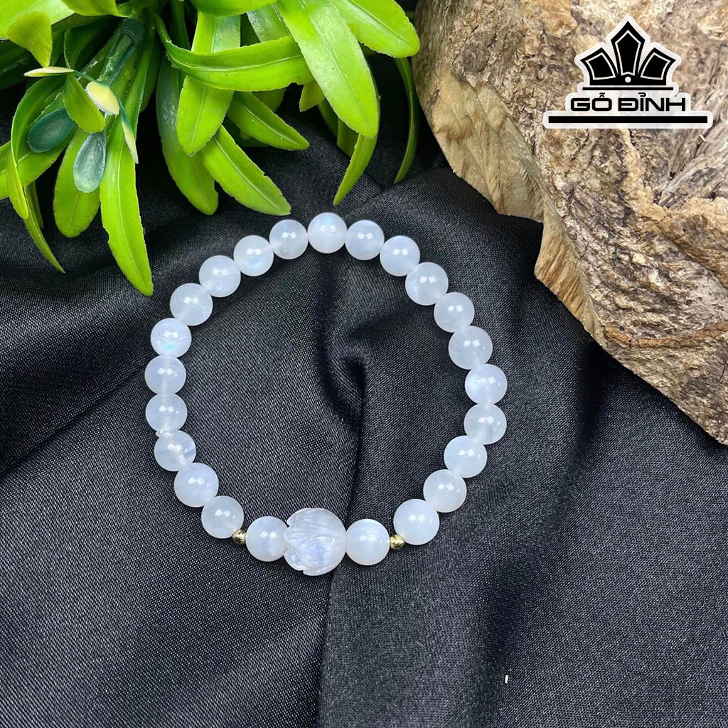 Vòng Tay Đá Thạch Anh Đường Kính Hạt 7 (mm)