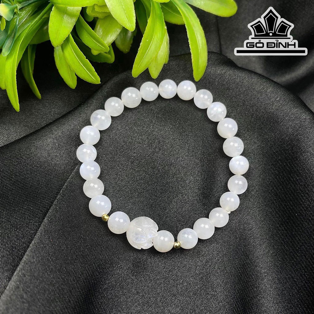 Vòng Tay Đá Thạch Anh Đường Kính Hạt 7 (mm)