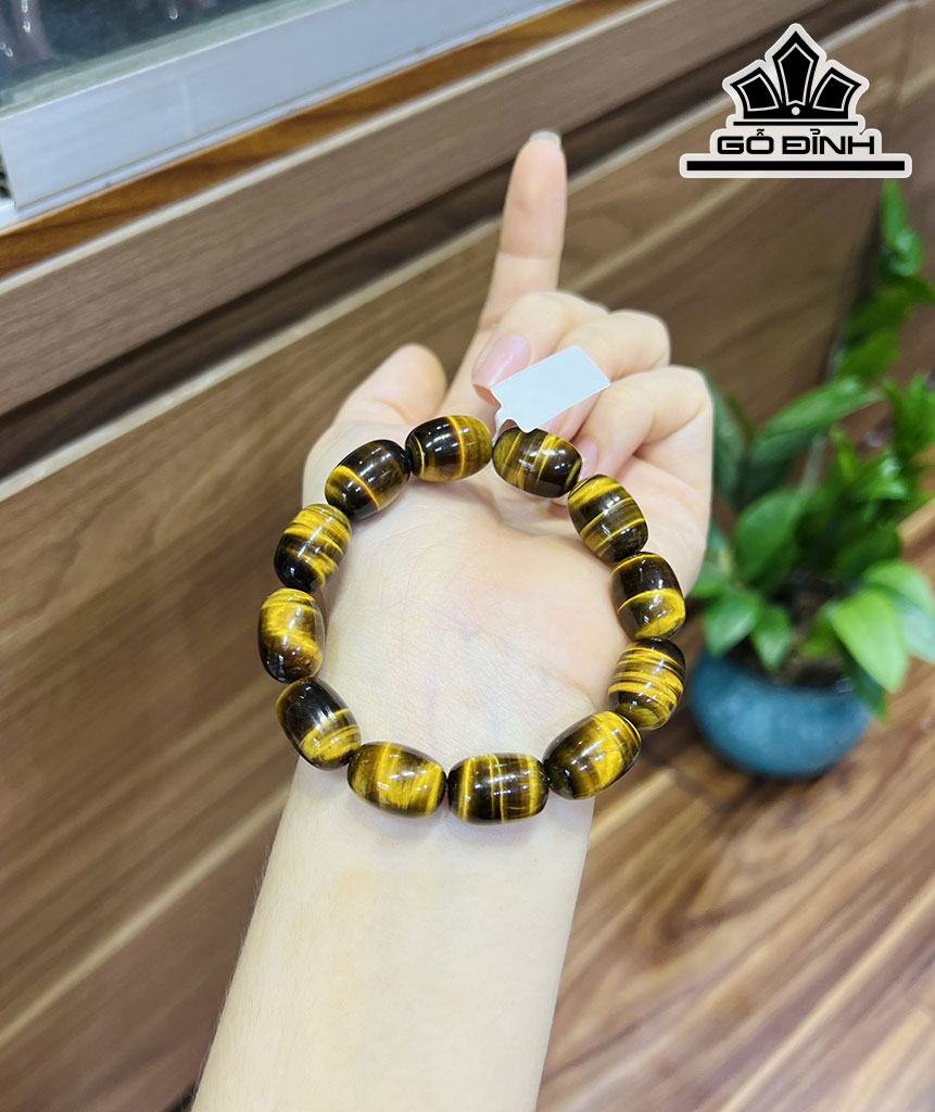 Vòng Tay Đá Thạch Anh Đường Kính Hạt 11 (mm)