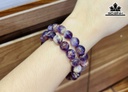 Vòng Tay Đá Thạch Anh Đường Kính Hạt 11,7-15,5 (mm)