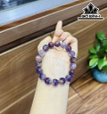 Vòng Tay Đá Thạch Anh Đường Kính Hạt 11,7-15,5 (mm)