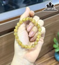 Vòng Tay Đá Thạch Anh Tóc Vàng Đường Kính Hạt 8 (mm)