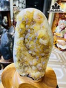 Tác Phẩm Đá Thạch Anh Vàng Cao 33 (cm) 4kg