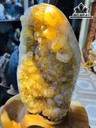 Tác Phẩm Đá Thạch Anh Vàng Cao 33 (cm) 4kg