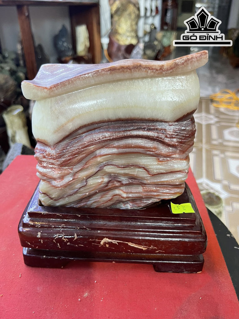 Tác Phẩm Đá Thịt Heo Đá Phú Quý Cao 19 Ngang 13 (cm) 1,85kg