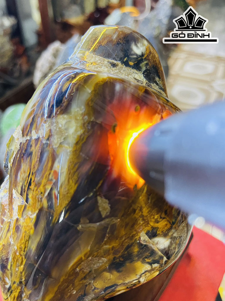 Tác Phẩm Gỗ Hóa Thạch Cao 26 (cm) 2,1kg