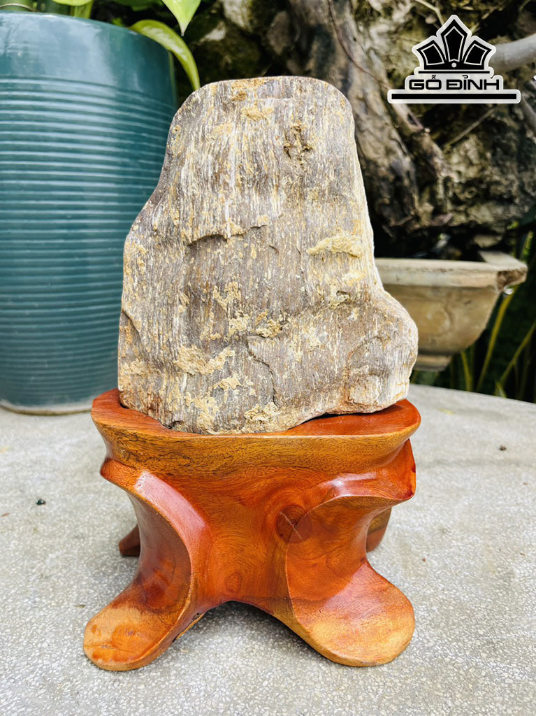 Tác Phẩm Gỗ Hóa Thạch Cao 26 (cm) 3,3kg