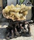 Tác Phẩm Đá Thạch Anh Vàng Cao 55 Ngang 50 (cm) 39,95kg