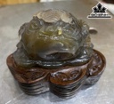 Tác Phẩm Thiềm Thừ Đá Mã Não Cao 8 Ngang 8 Sâu 8 (cm) 500gr