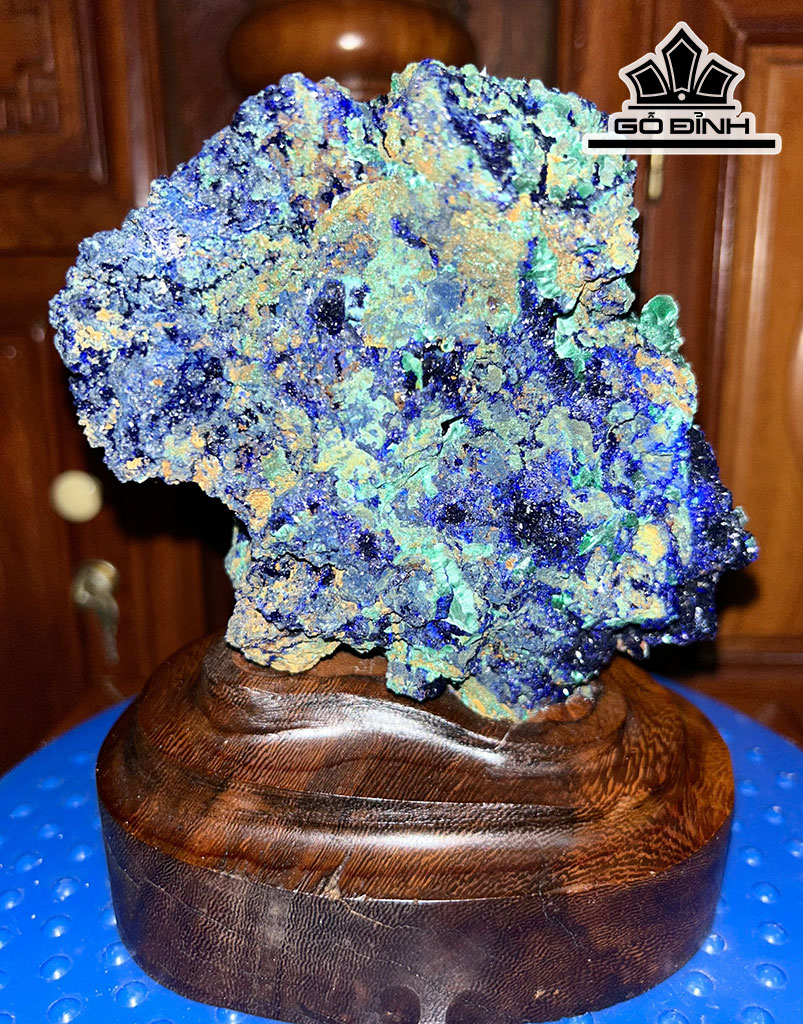 Tinh Thể Đá Azurite Cao 16 (cm) 2kg