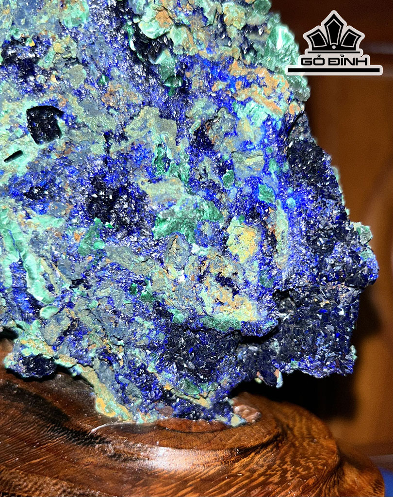 Tinh Thể Đá Azurite Cao 16 (cm) 2kg