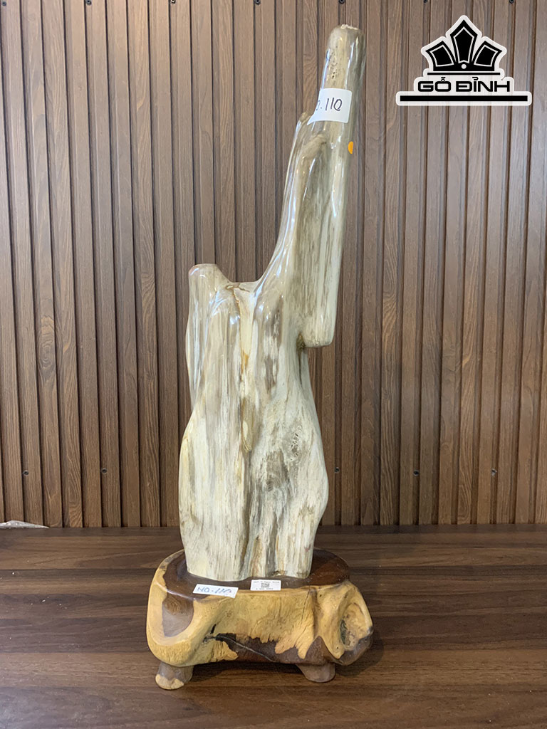 Tác Phẩm Gỗ Hóa Thạch Cao 80 Ngang 20 (cm) 11,6kg