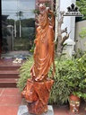 Tượng Đạt Ma Sư Tổ Gỗ Cẩm Cao 128 Ngang 42 Sâu 35 (cm)
