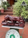 Tượng Hổ Phong Thủy Gỗ Tử Đàn Cao 23 Ngang 52 Sâu 15 (cm)