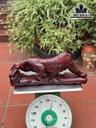 Tượng Hổ Phong Thủy Gỗ Tử Đàn Cao 23 Ngang 52 Sâu 15 (cm)